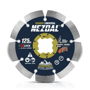 125mm | Betong, Takpannor, Marksten | Universal | X-lock, 22.23mm