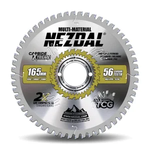 165mm | 56 Tänder | Multi-Material | Fin snittkvalitet | 30mm centrumhål | Perfekt för Hikoki, Hitachi, m.fl.