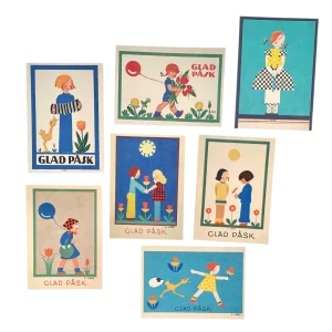 Påskkort, 7-pack