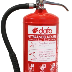 Fettbrandsläckare 6 liter 13A 55B 75F DAFO